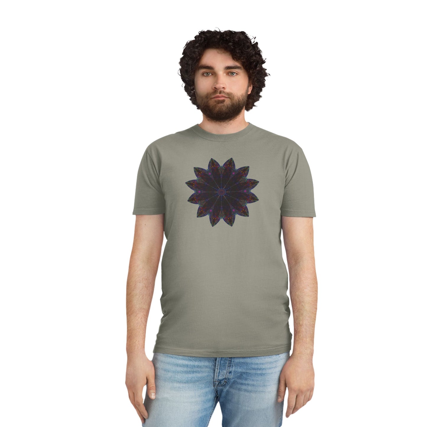 Unisex Faded Shirt - Love Light Mandalas No.25