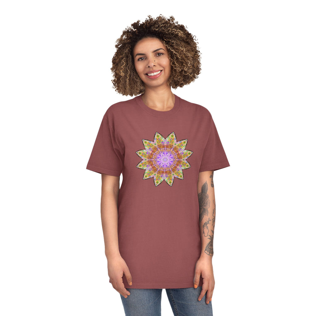 Unisex Faded Shirt - Love Light Mandalas No.14