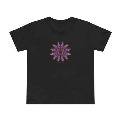 Women’s Maple Tee - Love Light Mandalas No.23