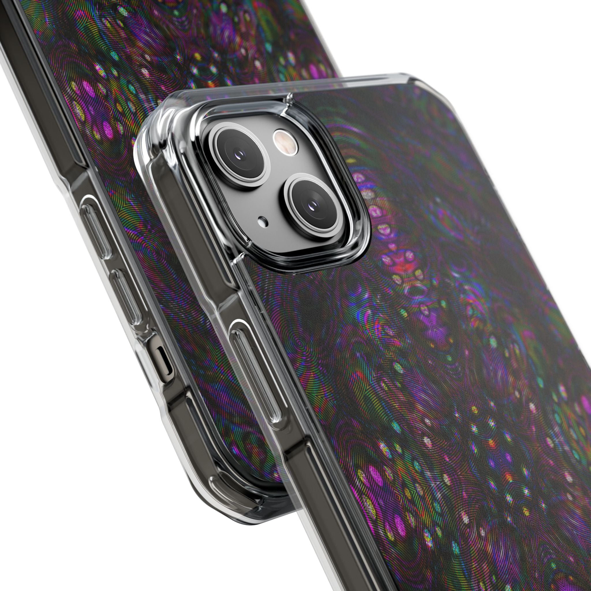 iPhone 14 Magnetic Clear Impact Case - DMT Scribe Tiles No.6