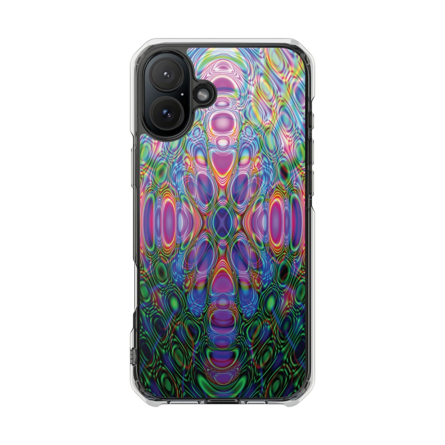 iPhone 16 Magnetic Clear Impact Case - DMT Seer No.2