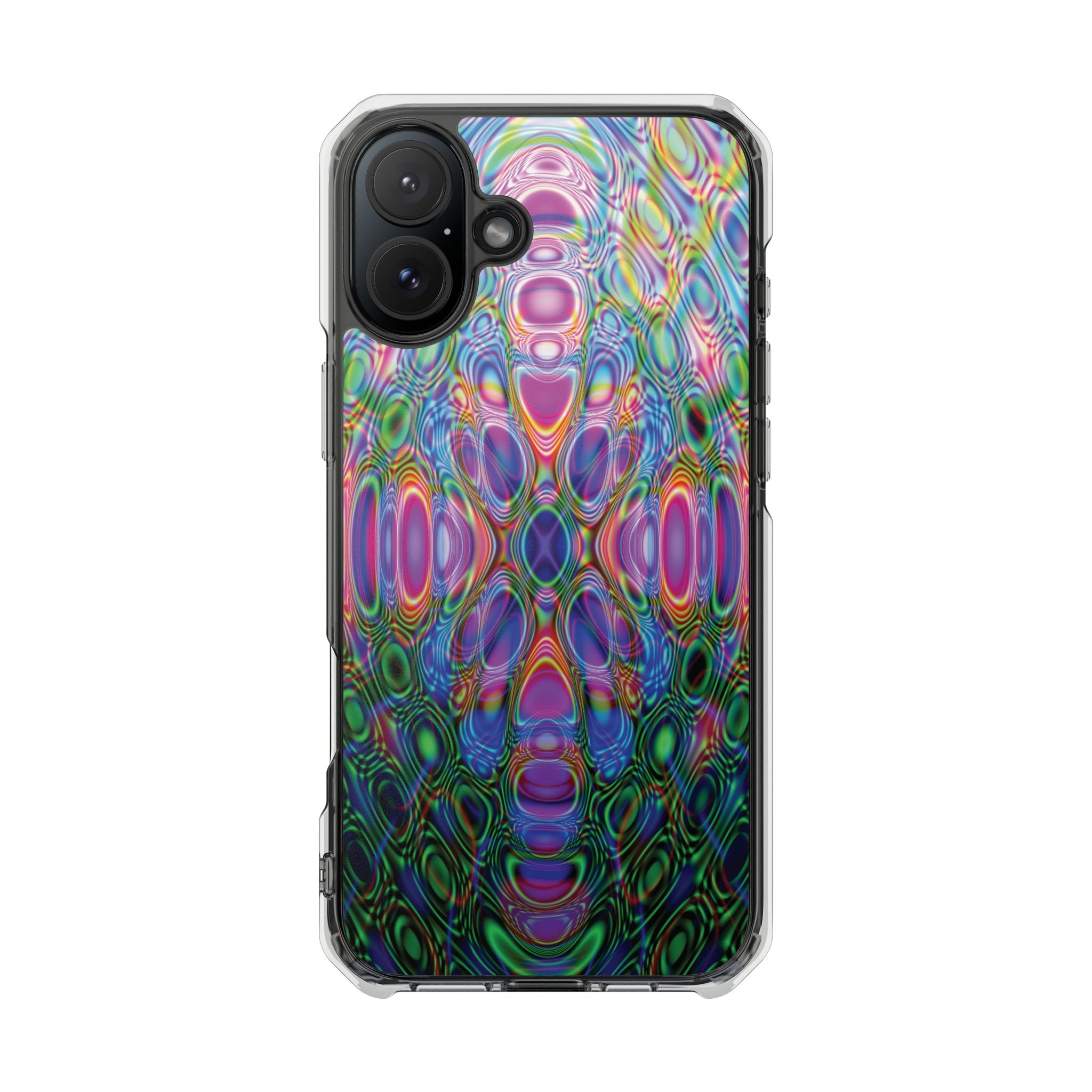 iPhone 16 Magnetic Clear Impact Case - DMT Seer No.2