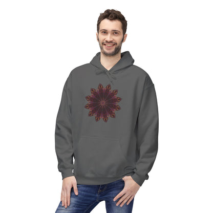 Unisex Midweight Softstyle Fleece Hoodie - Love Light Mandalas No.5
