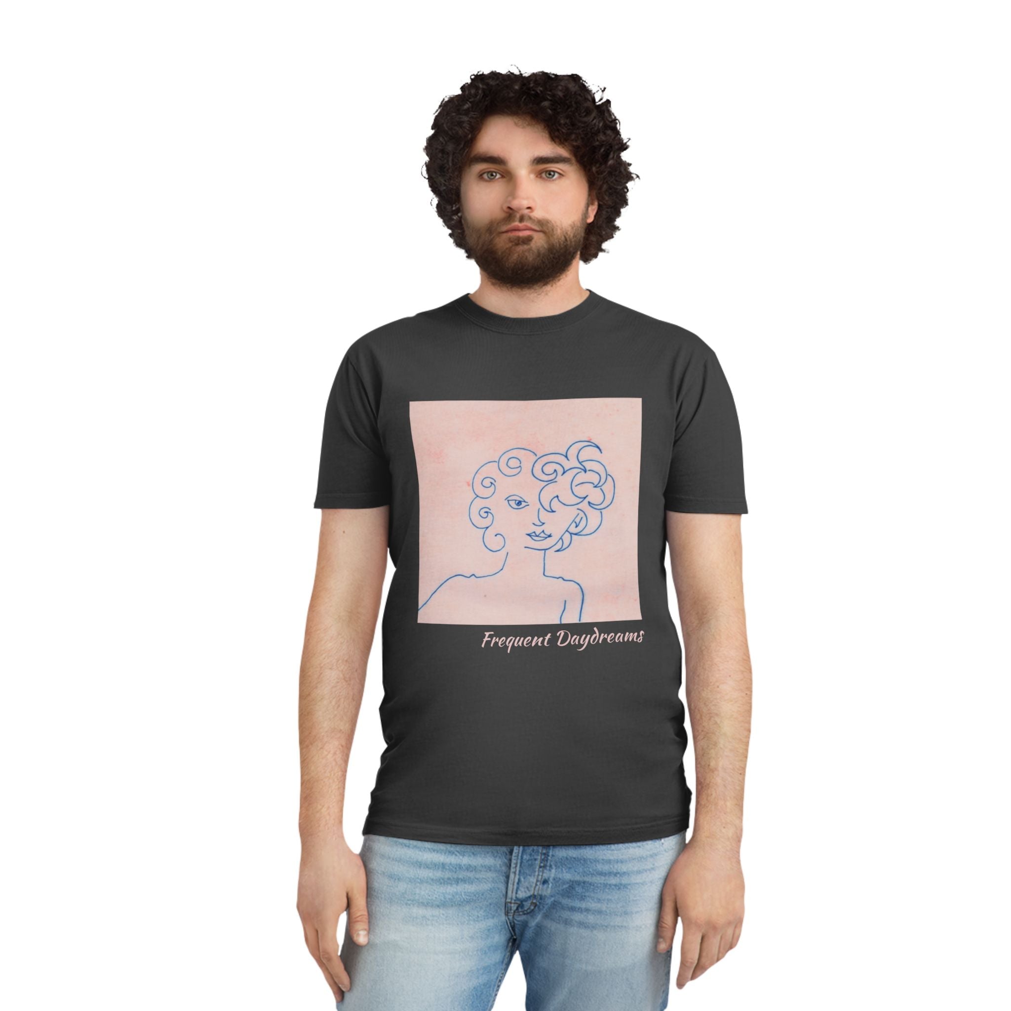 Unisex Faded Shirt - Frequent Daydreams Sketch No.47