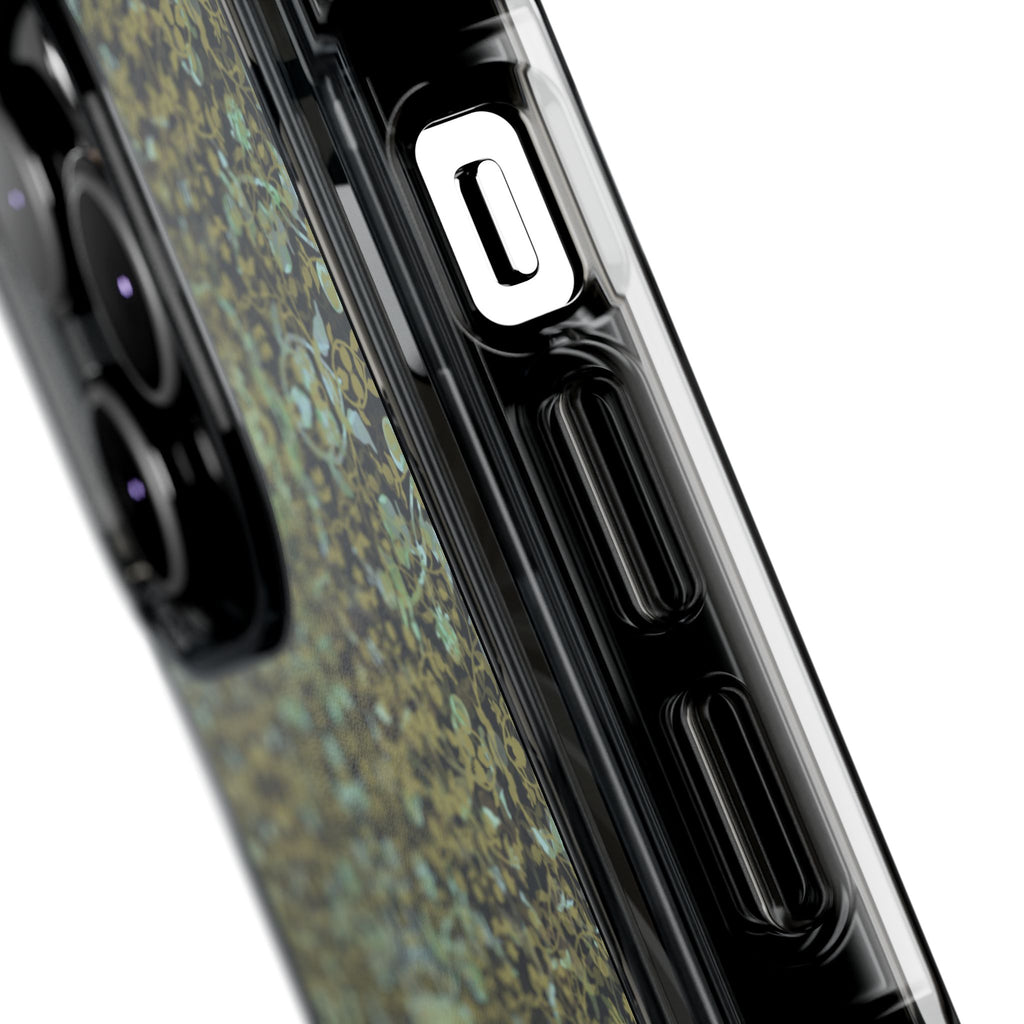 iPhone 14 Magnetic Clear Impact Case - Hidden Weave Series No.4
