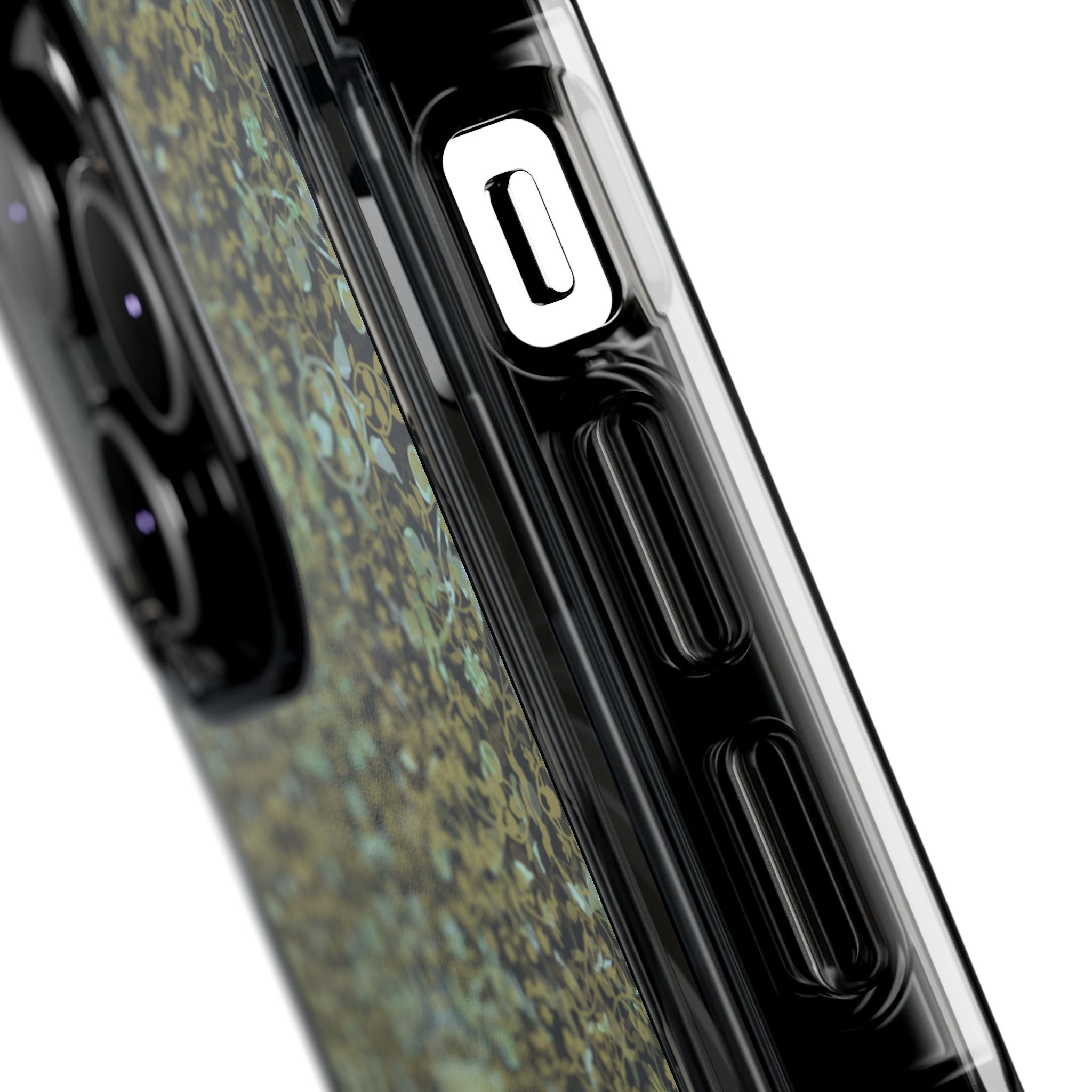iPhone 14 Magnetic Clear Impact Case - Hidden Weave Series No.4