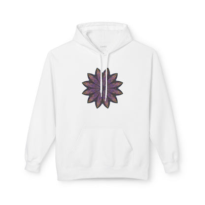 Unisex Midweight Softstyle Fleece Hoodie - Love Light Mandalas No.24