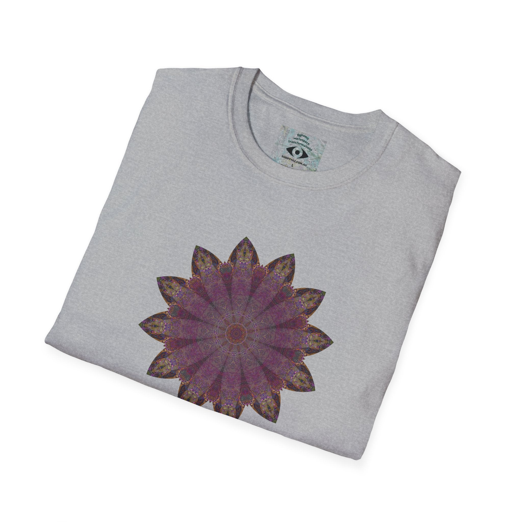 Unisex Softstyle T-Shirt - Love Light Mandalas No.6