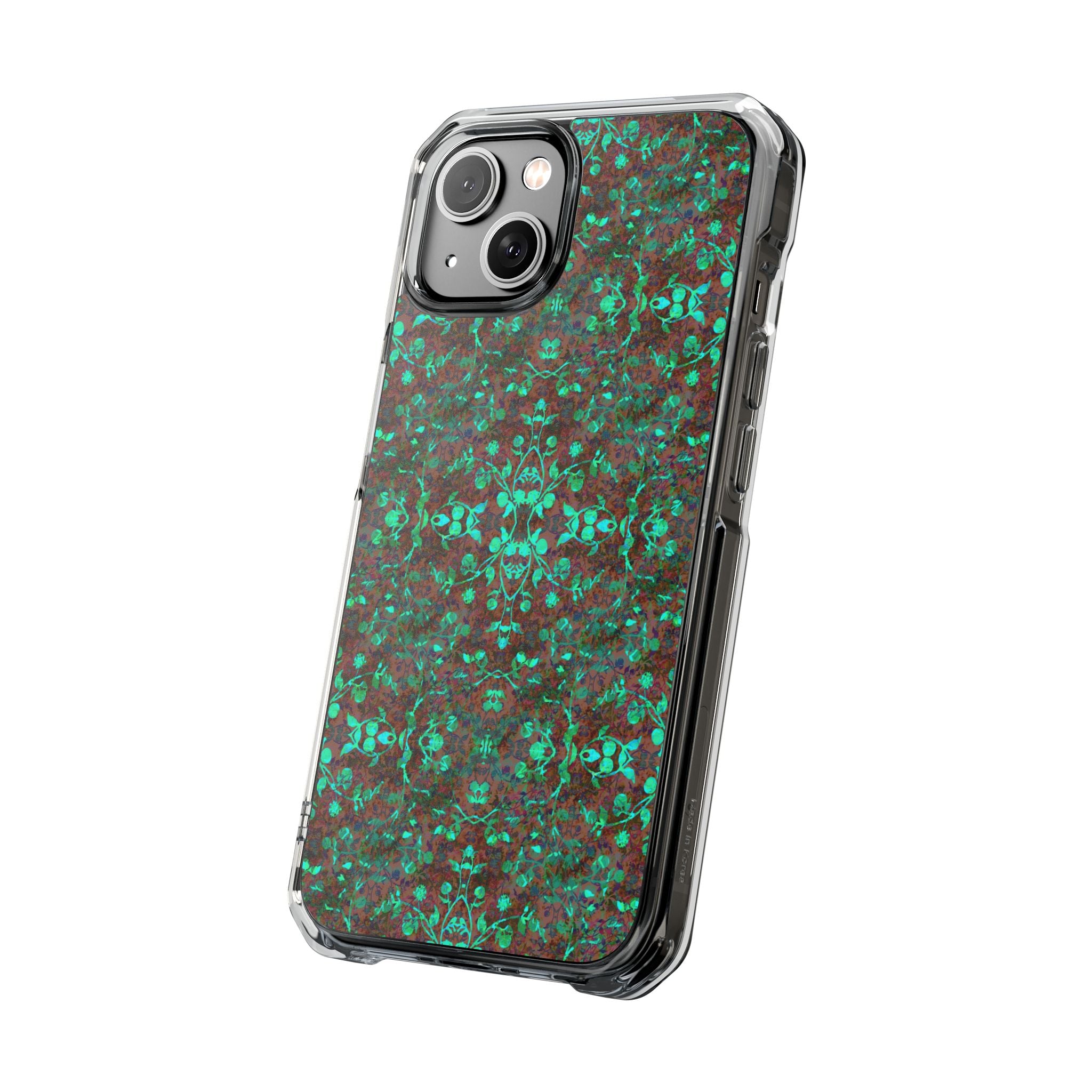 iPhone 14 Magnetic Clear Impact Case - Hidden Weave Series No.29