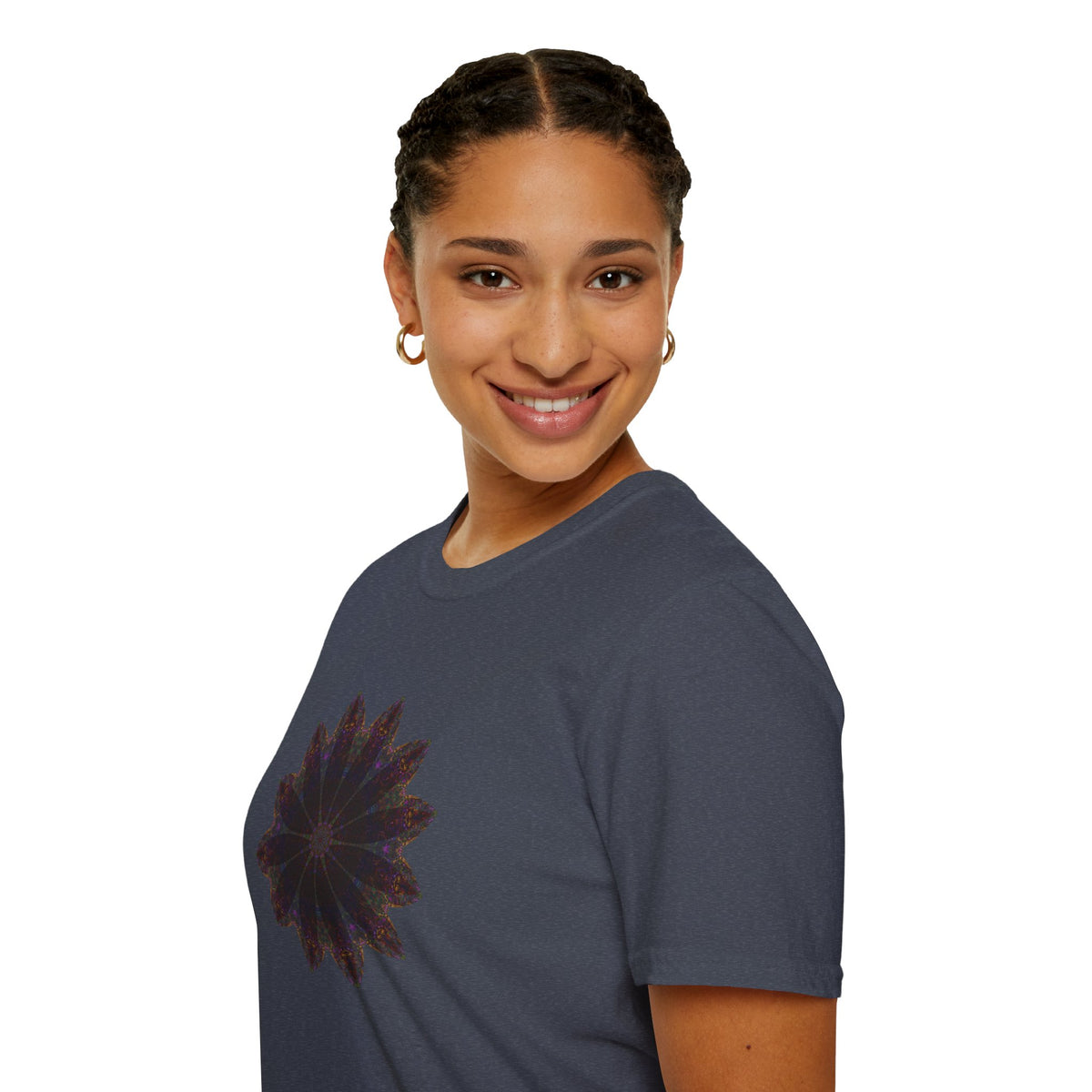 Unisex Softstyle T-Shirt - Love Light Mandalas No.10
