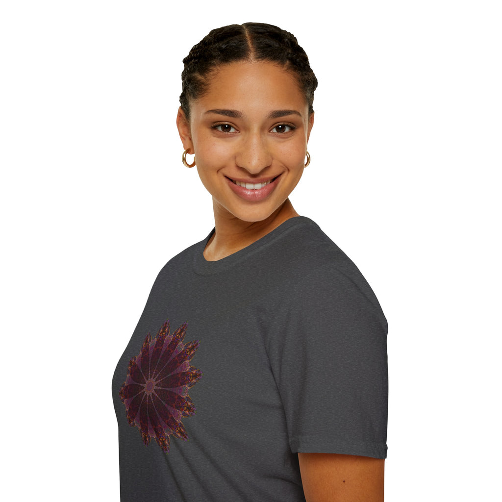 Unisex Softstyle T-Shirt - Love Light Mandalas No.5