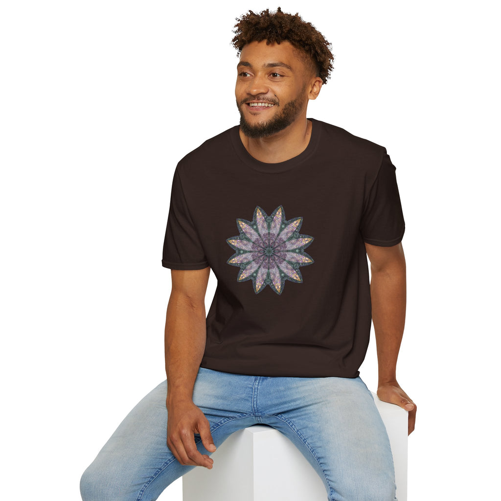 Unisex Softstyle T-Shirt - Love Light Mandalas No.21