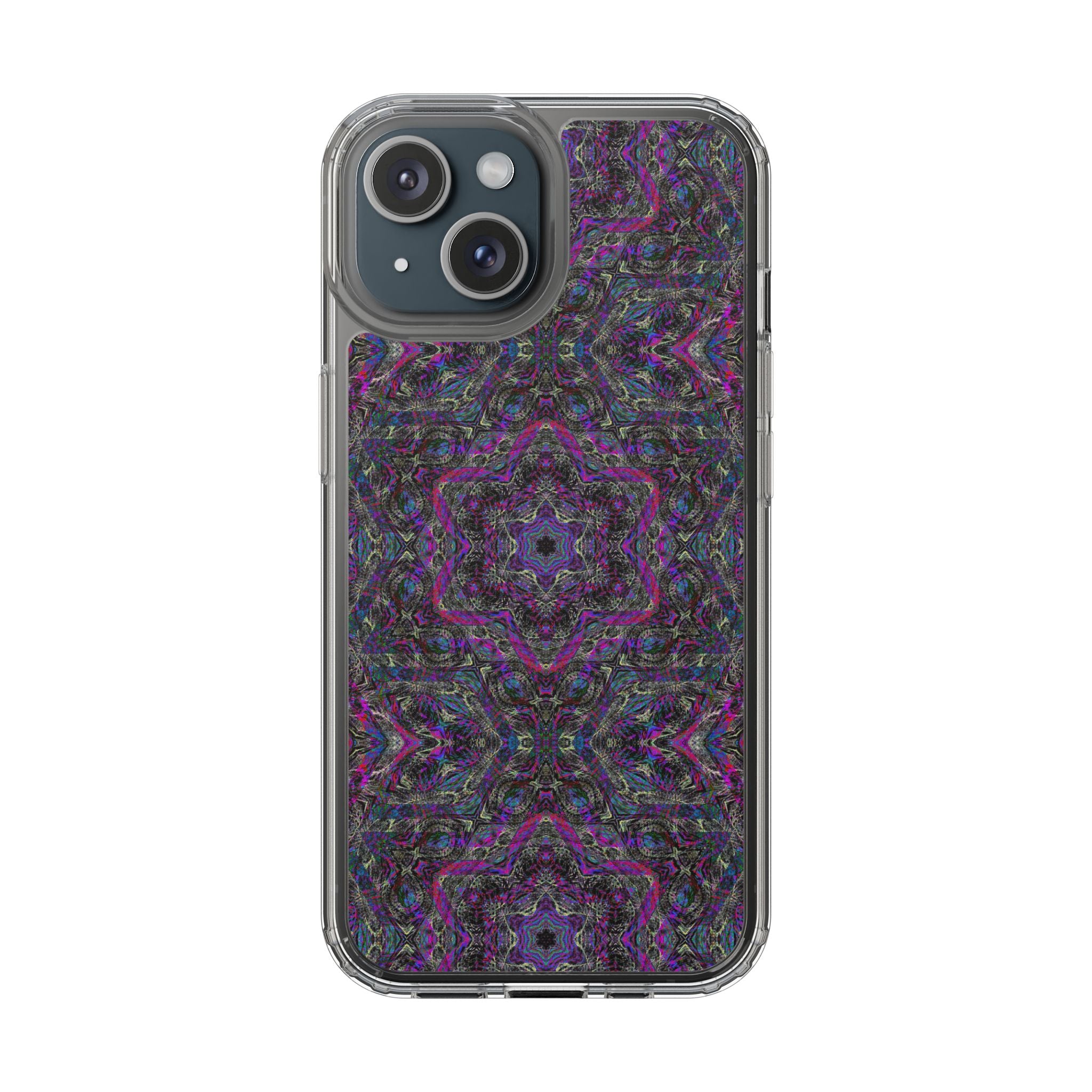 iPhone 15 Clear Case – P5 Kaleidoscopic No.33