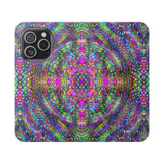 iPhone 15 Flip Case - DMT Scribe Tiles No.4