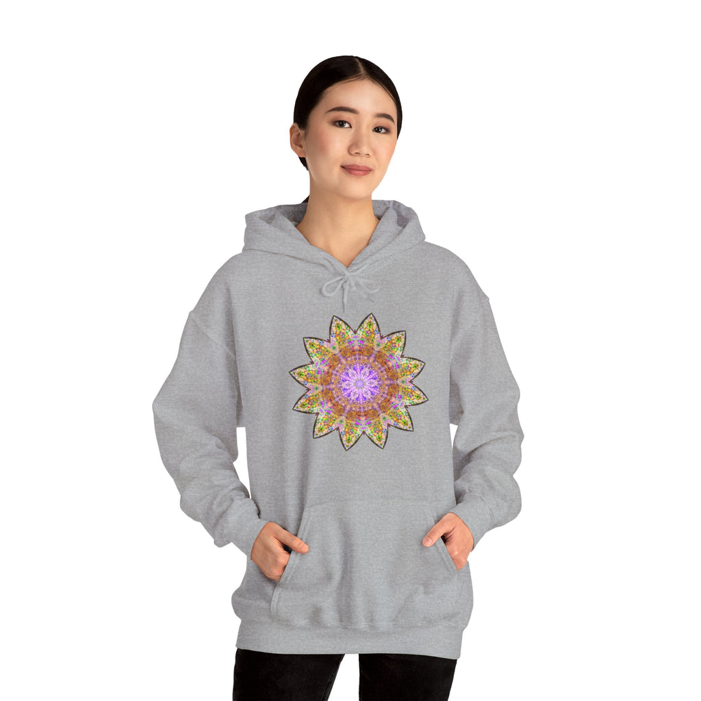 Unisex Heavy Blend™ Hooded Sweatshirt - Love Light Mandalas No.14