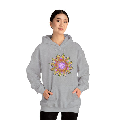 Unisex Heavy Blend™ Hooded Sweatshirt - Love Light Mandalas No.14