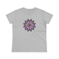 Women's Midweight Cotton Tee - Love Light Mandalas No.19