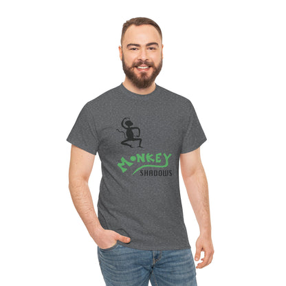 Unisex Heavy Cotton Tee - Monkey Shadows