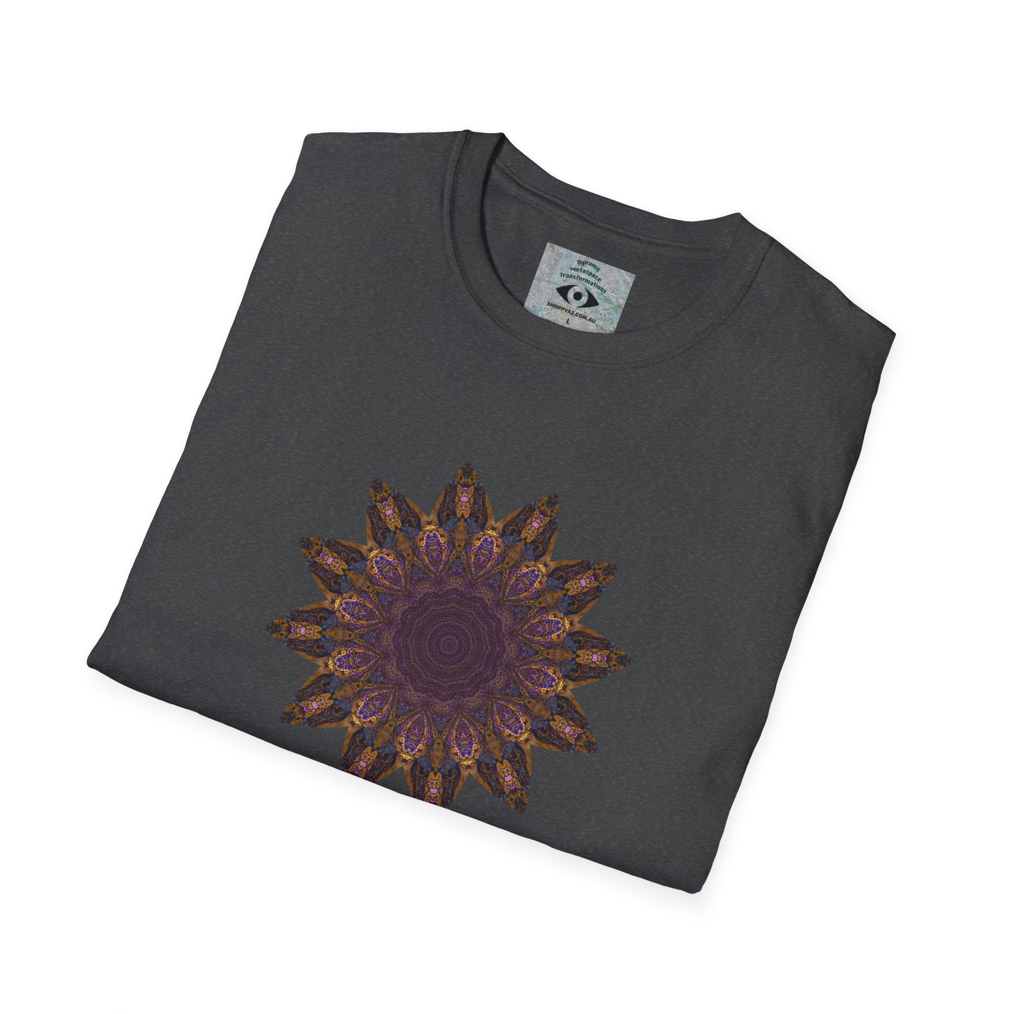 Unisex Softstyle T-Shirt - Love Light Mandalas No.1