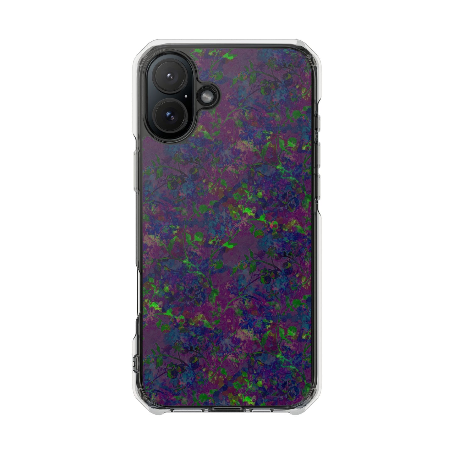 iPhone 16 Magnetic Clear Impact Case - Hidden Weave Series V3 No.23