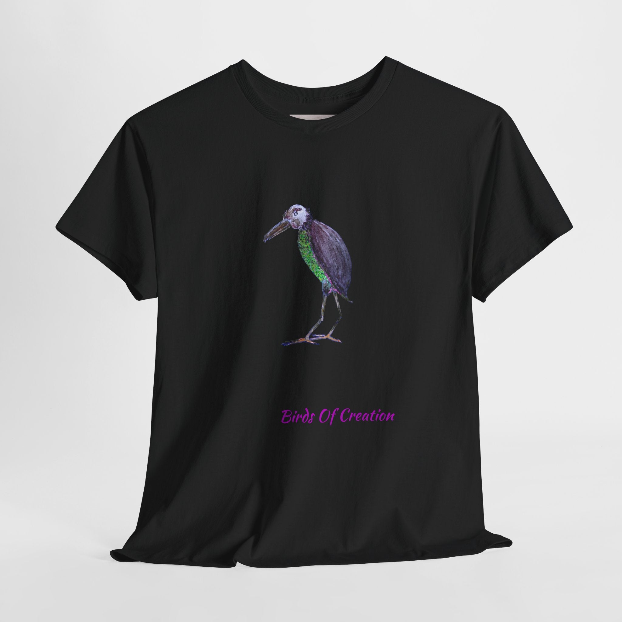 Unisex Heavy Cotton Tee - Birds Of Creation No.2