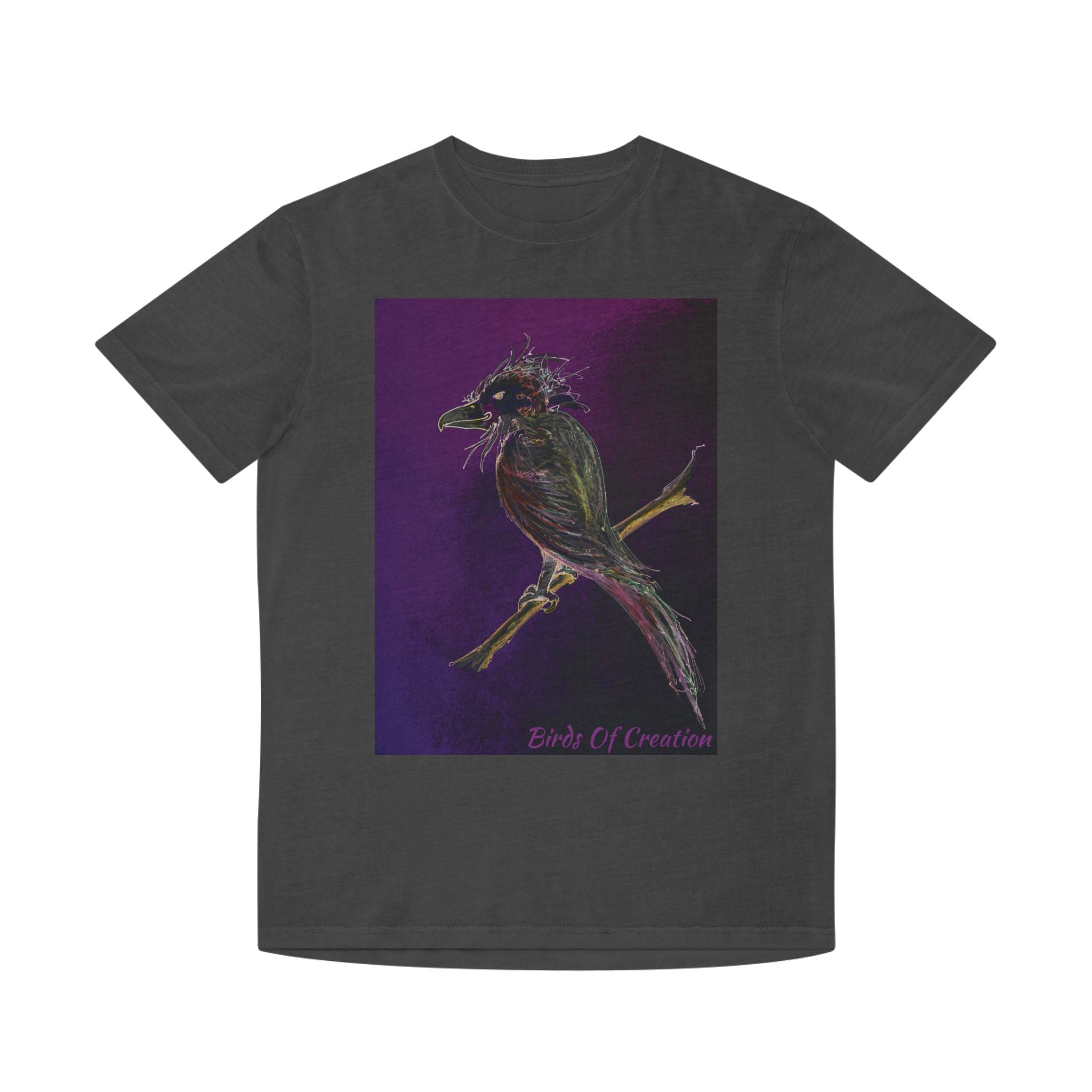 Unisex Faded Shirt - Birds Of Creation No.1
