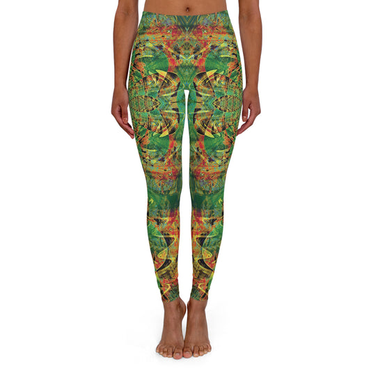 Spandex Leggings - Love Light Fractals No.3b