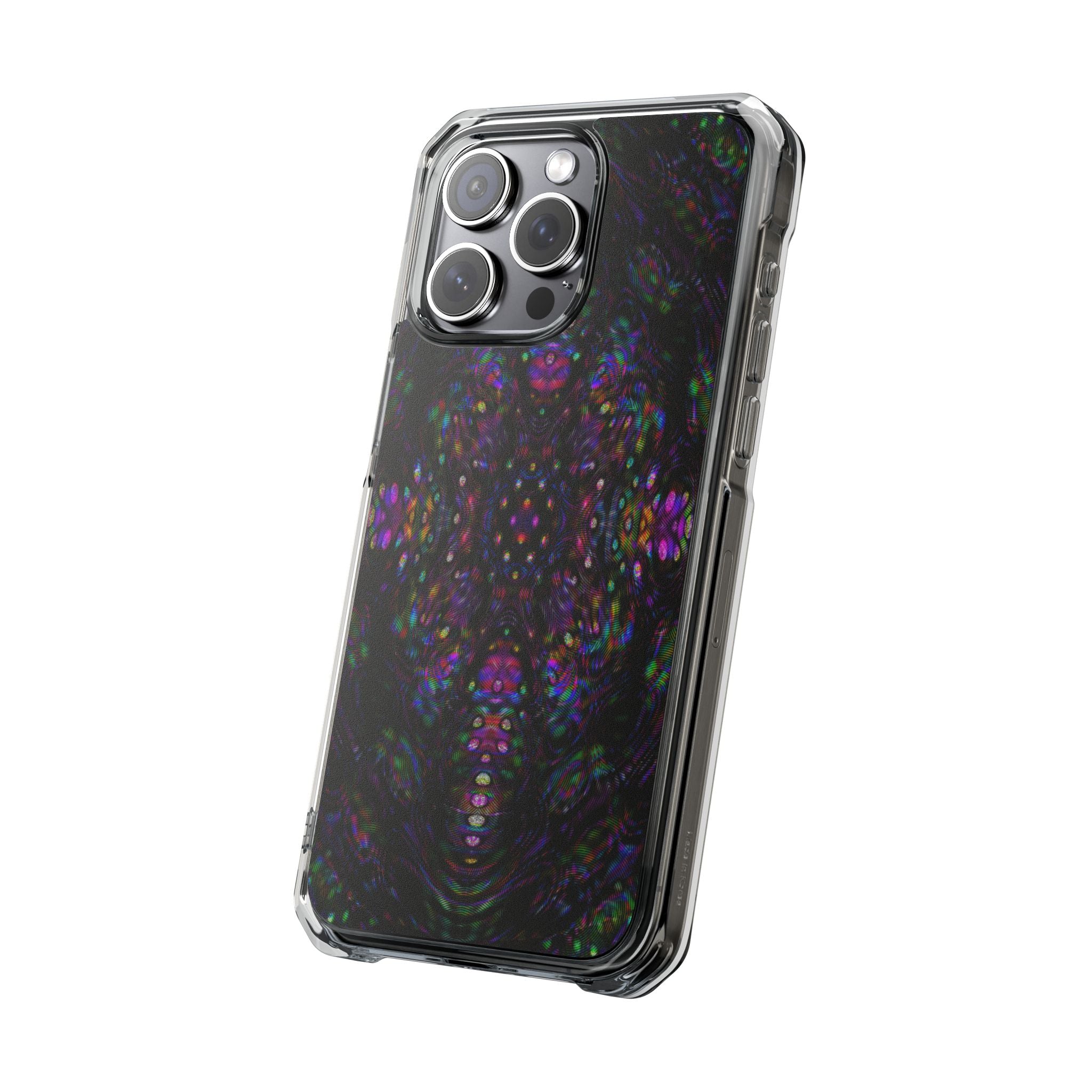 iPhone 15 Magnetic Clear Impact Case - DMT Scribe Tiles No.3