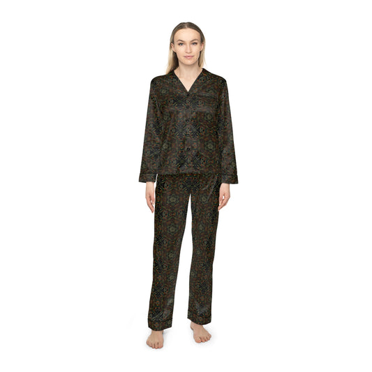 Women's Satin Pajamas - DK Series No.14