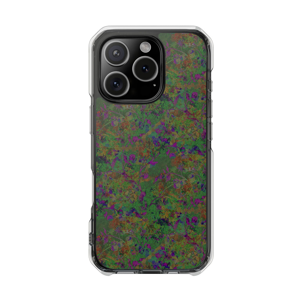 iPhone 16 Magnetic Clear Impact Case - Hidden Weave Series V3 No.24