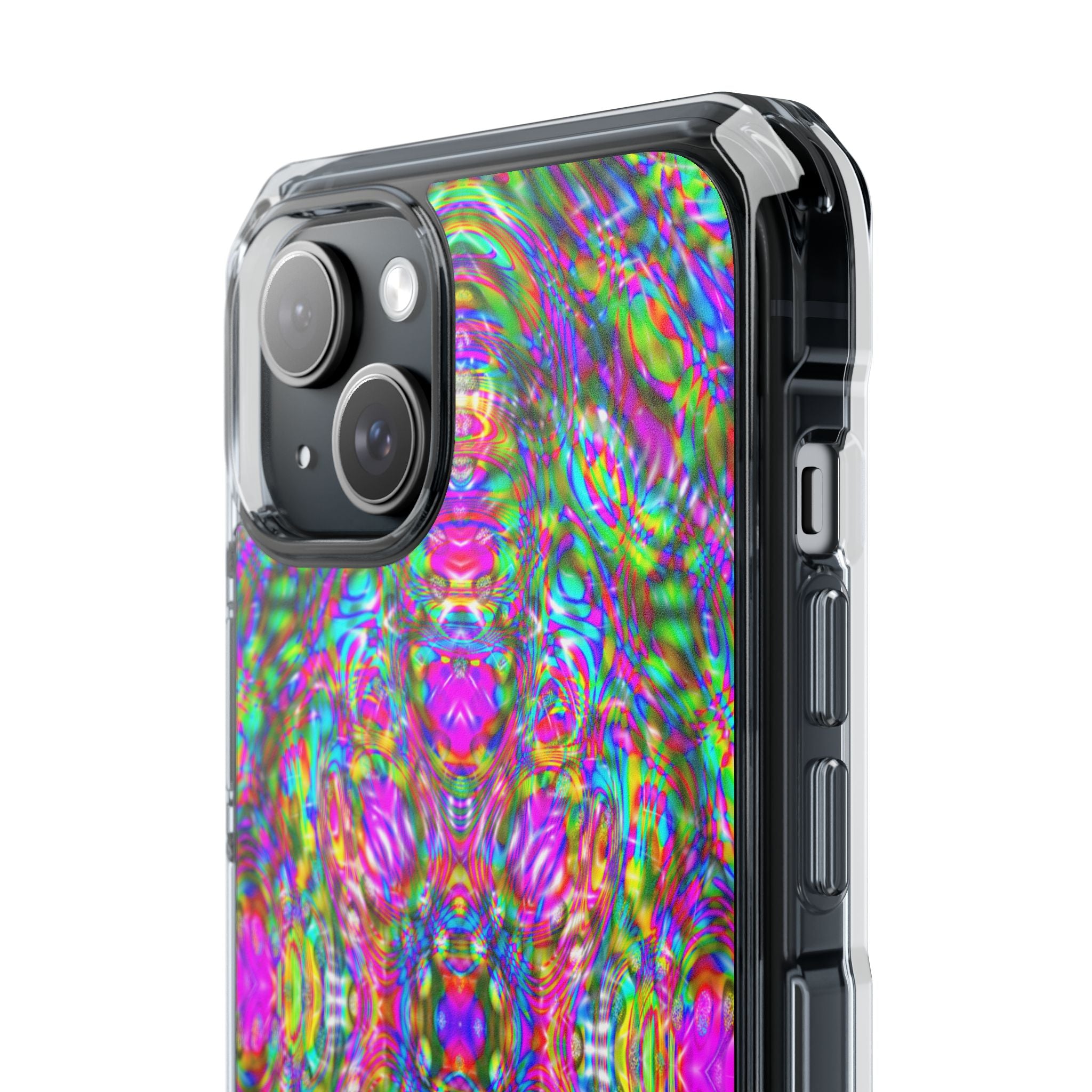 iPhone 15 Magnetic Clear Impact Case - DMT Scribe Tiles No.4