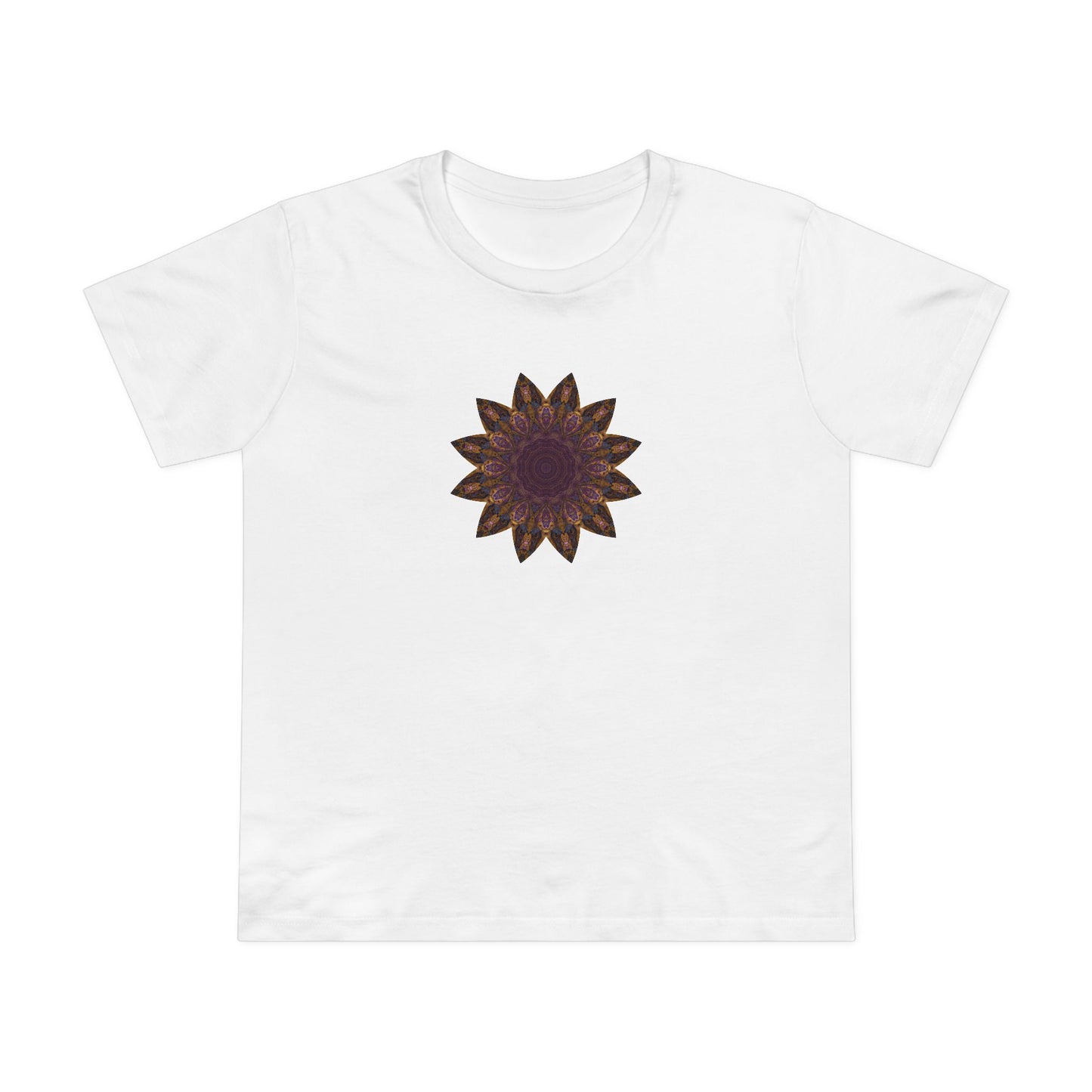 Women’s Maple Tee - Love Light Mandalas No.1