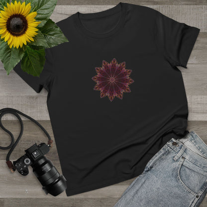 Women’s Maple Tee - Love Light Mandalas No.5