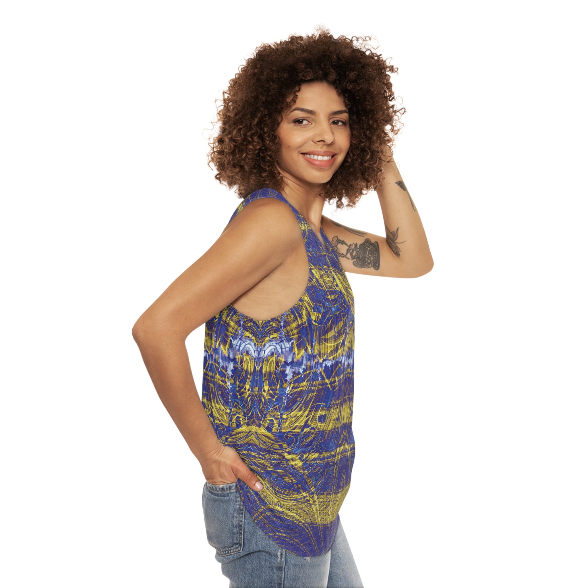 Unisex Tank Top - Love Light Fractals No.1