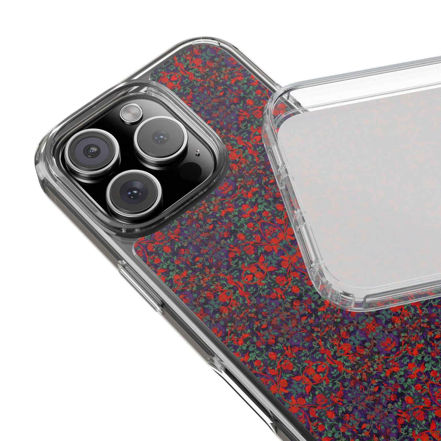 iPhone 16 Clear Case – Hidden Weave Series No.25