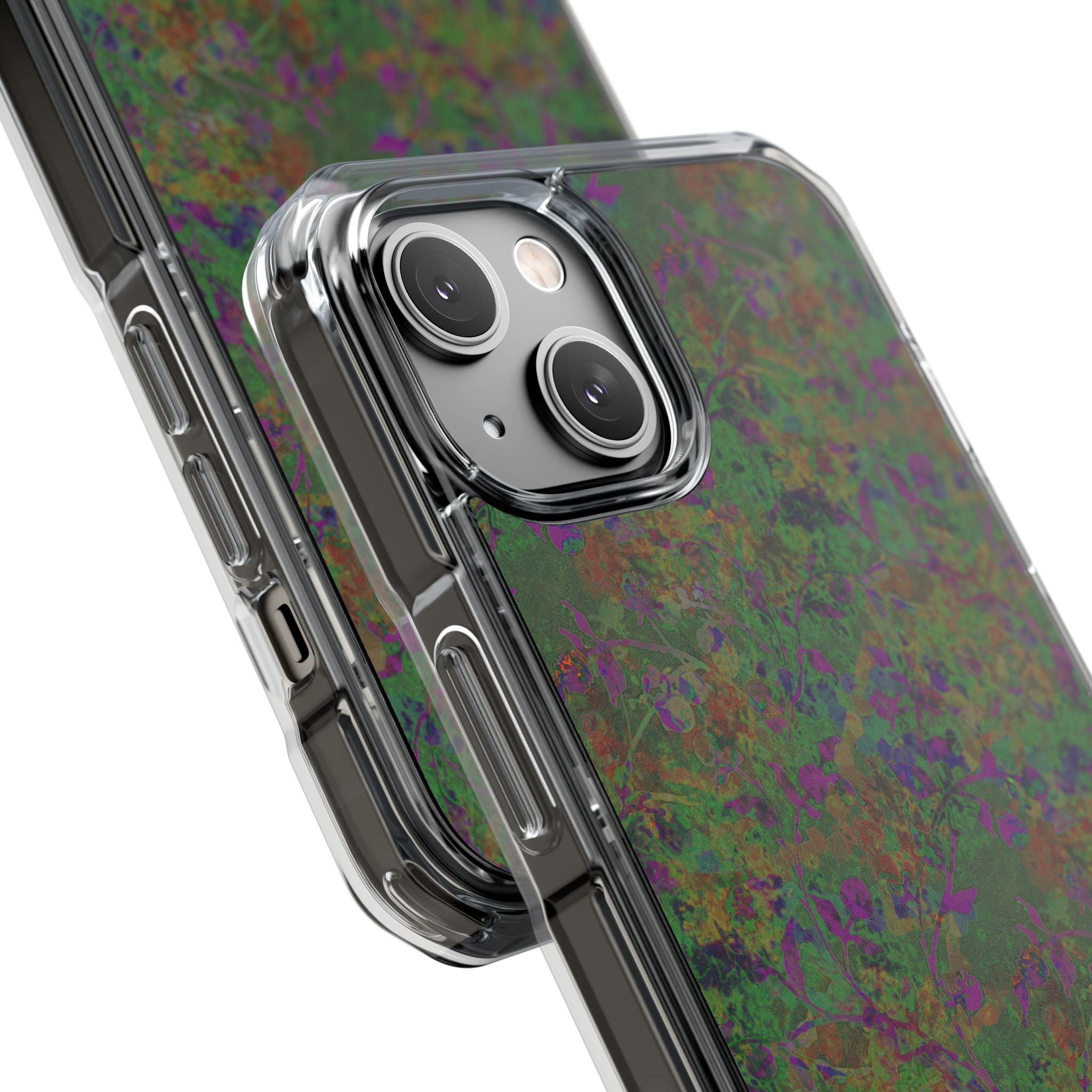 iPhone 14 Magnetic Clear Impact Case - Hidden Weave Series V3 No.24