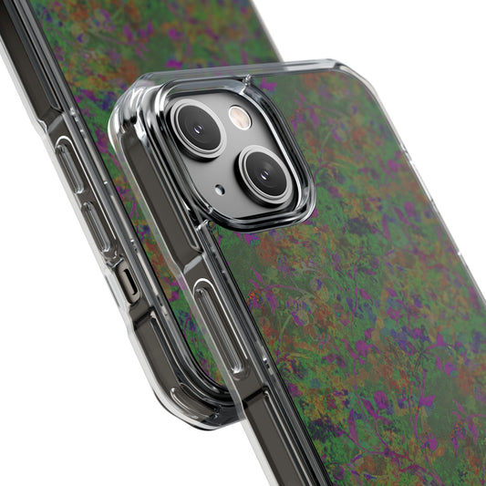 iPhone 14 Magnetic Clear Impact Case - Hidden Weave Series V3 No.24