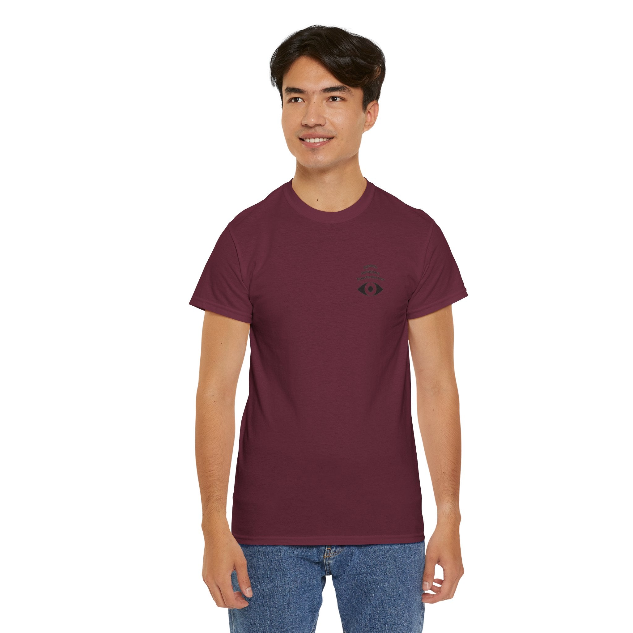 Unisex Heavy Cotton Tee (Back) - DMT Seer No.1
