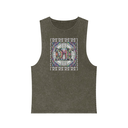 Unisex Stonewash Tank Top - DMT Scribe No.4