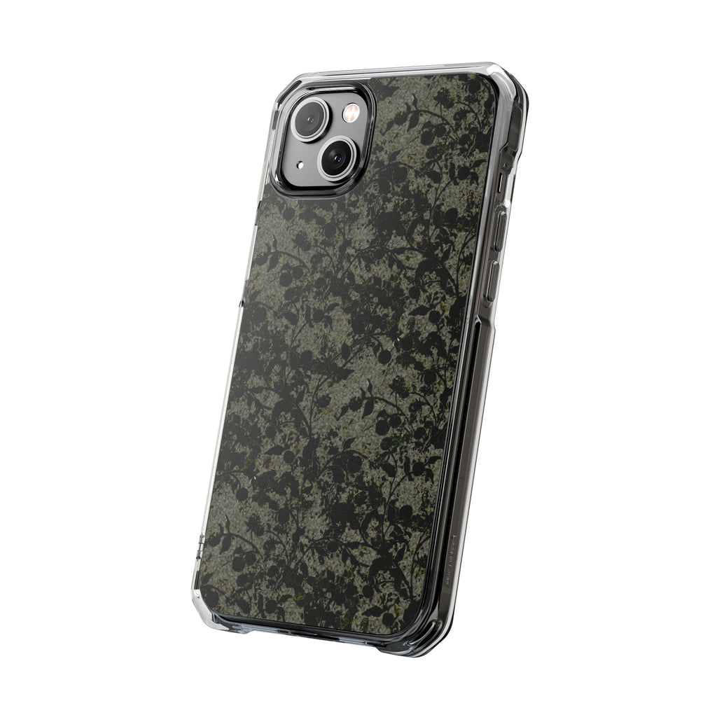 iPhone 14 Magnetic Clear Impact Case - Hidden Weave Series V3 No.25