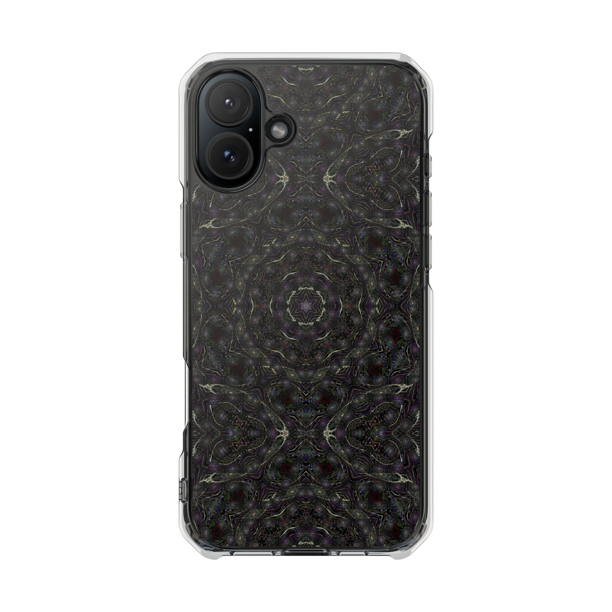iPhone 16 Magnetic Clear Impact Case - P5 Kaleidoscopic No.18