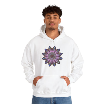 Unisex Heavy Blend™ Hooded Sweatshirt - Love Light Mandalas No.19