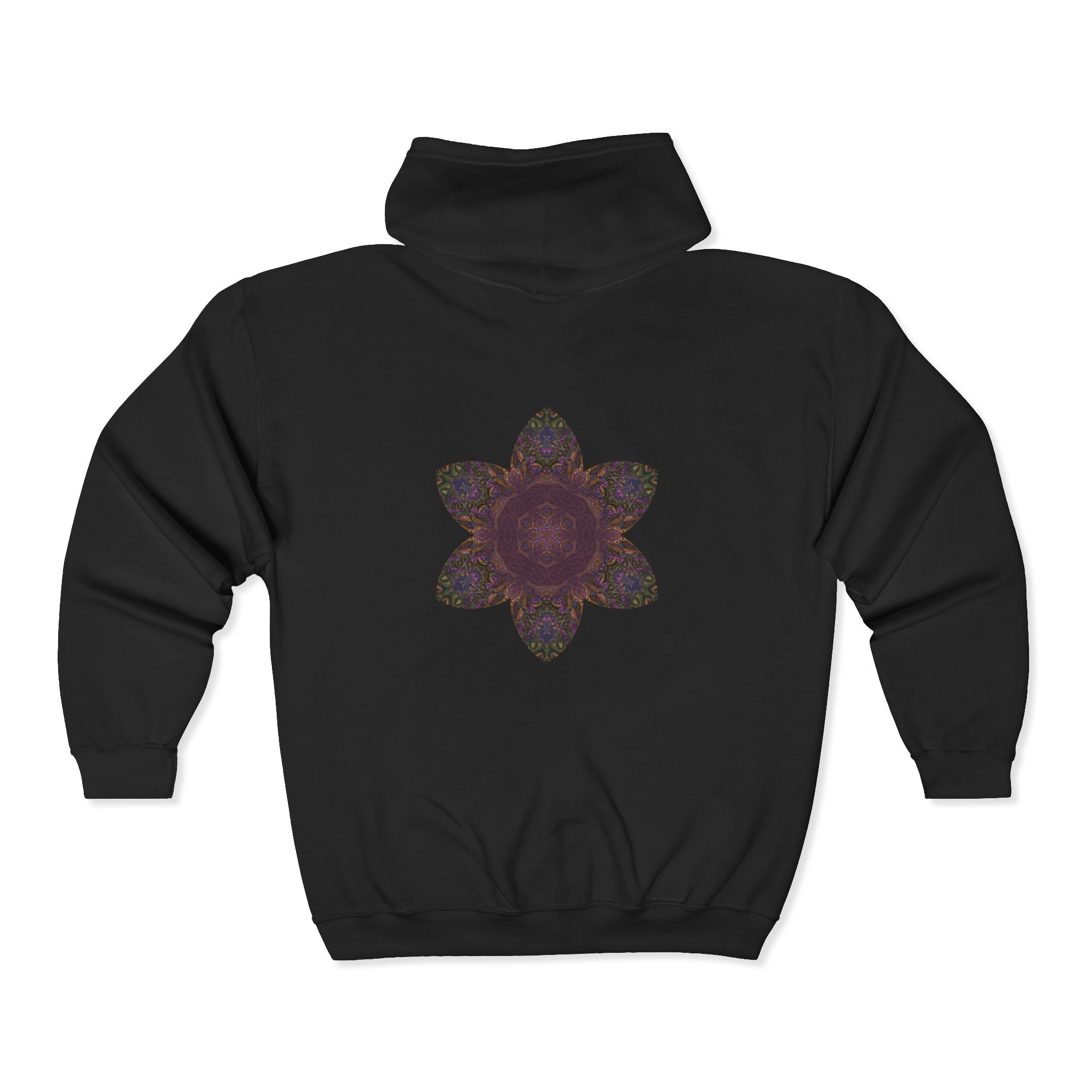 Unisex Heavy Blend™ Full Zip Hooded Sweatshirt - Love Light Mandalas No.3