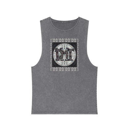 Unisex Stonewash Tank Top - DMT Scribe No.9