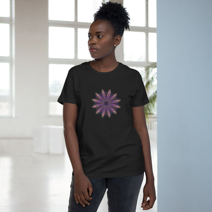Women’s Maple Tee - Love Light Mandalas No.24