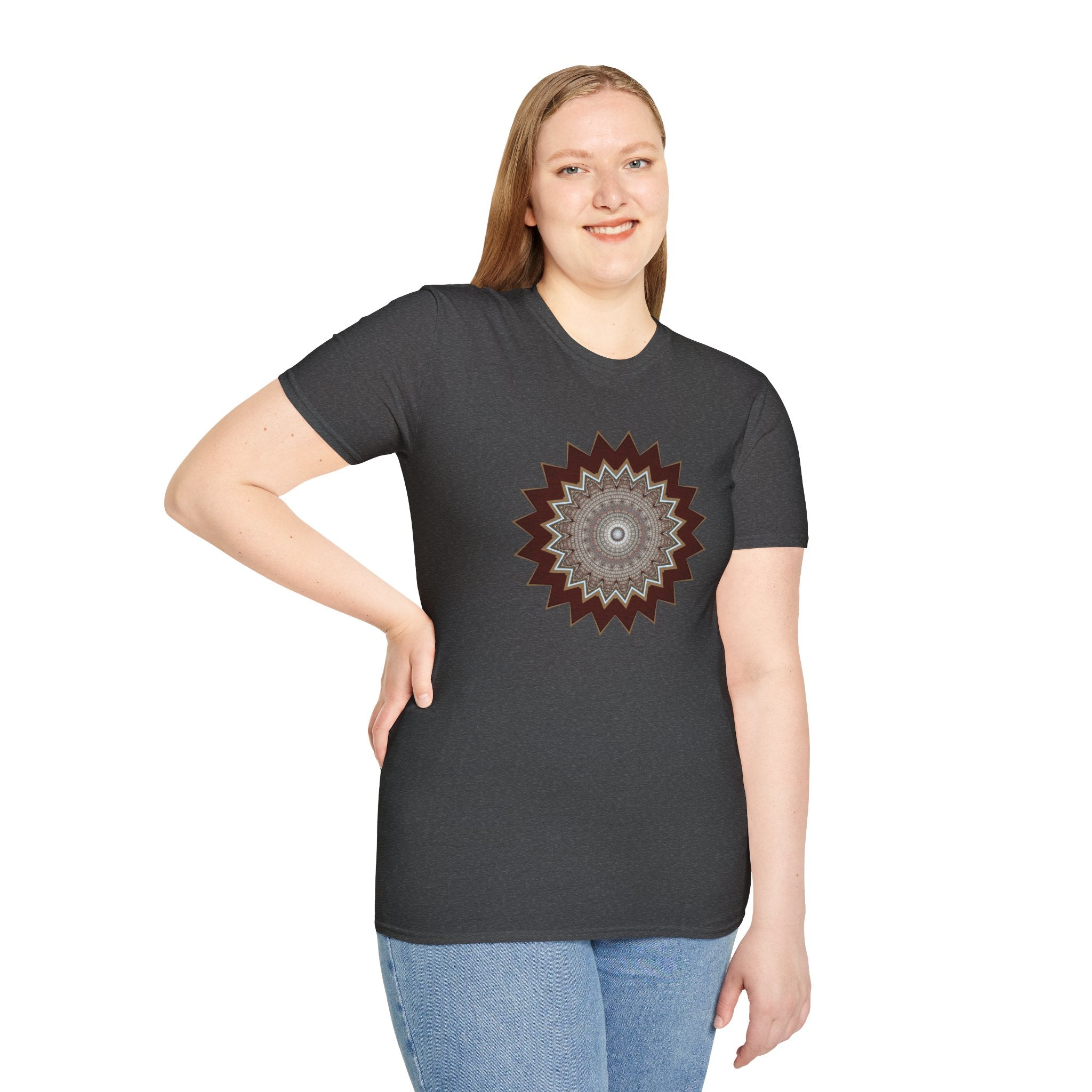 Unisex Softstyle T-Shirt - Mycelium Mandalas No.1