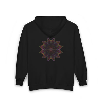 Unisex Heavy Blend™ Full Zip Hooded Sweatshirt - Love Light Mandalas No.10