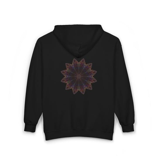Unisex Heavy Blend™ Full Zip Hooded Sweatshirt - Love Light Mandalas No.10