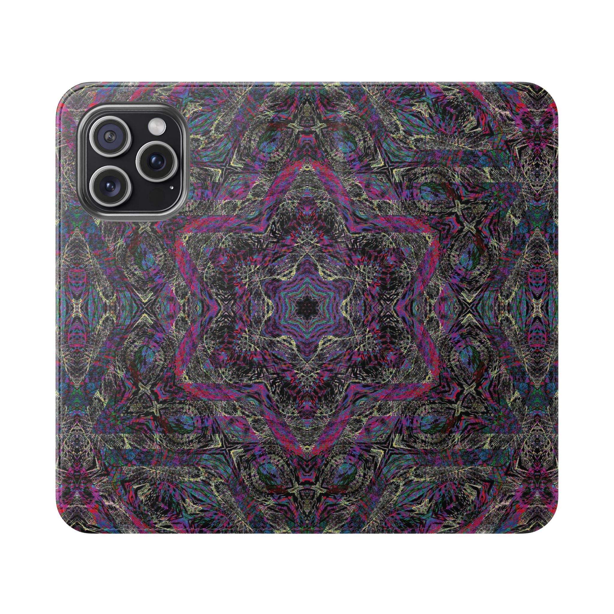iPhone 15 Flip Case - P5 Kaleidoscopic No.33
