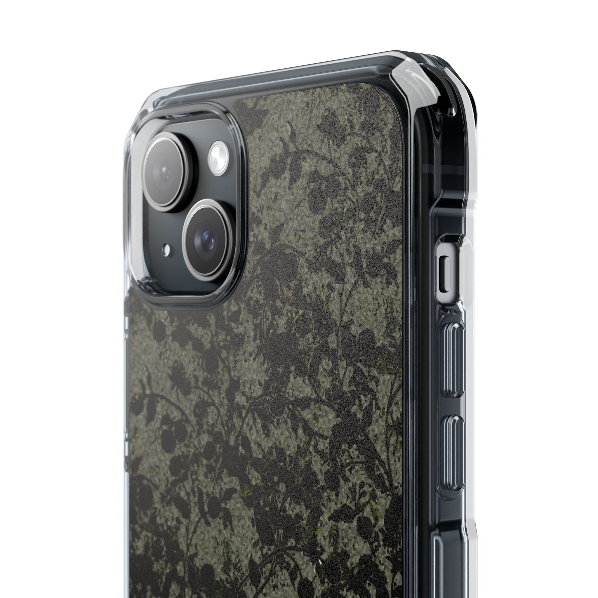 iPhone 15 Magnetic Clear Impact Case - Hidden Weave Series V3 No.25